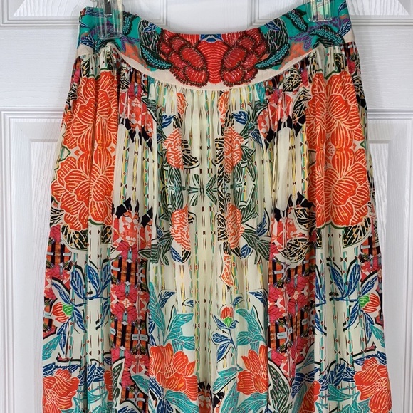 Anthropologie Bhanuni by Jyoti hi low maxi skirt sz 4 - Picture 10 of 12